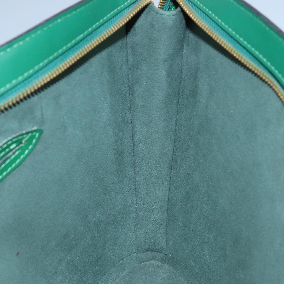 Louis Vuitton Saint Jacques Green Leather Shoulder Bag