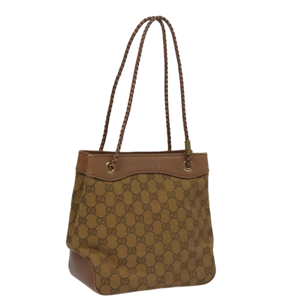 Gucci Gg Canvas Brown Canvas Shoulder Bag