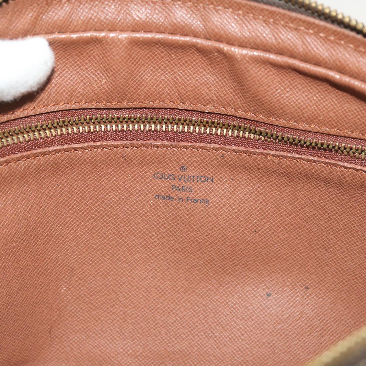 Louis Vuitton Marly Dragonne Brown Canvas Clutch Bag