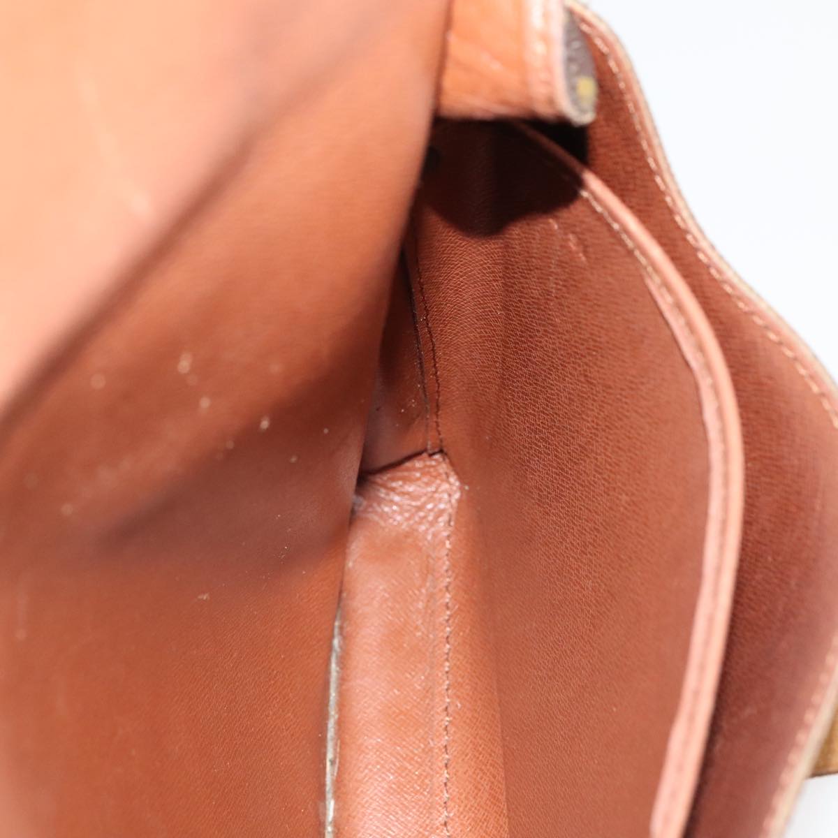 Louis Vuitton Cartouchière Brown Canvas Shoulder Bag
