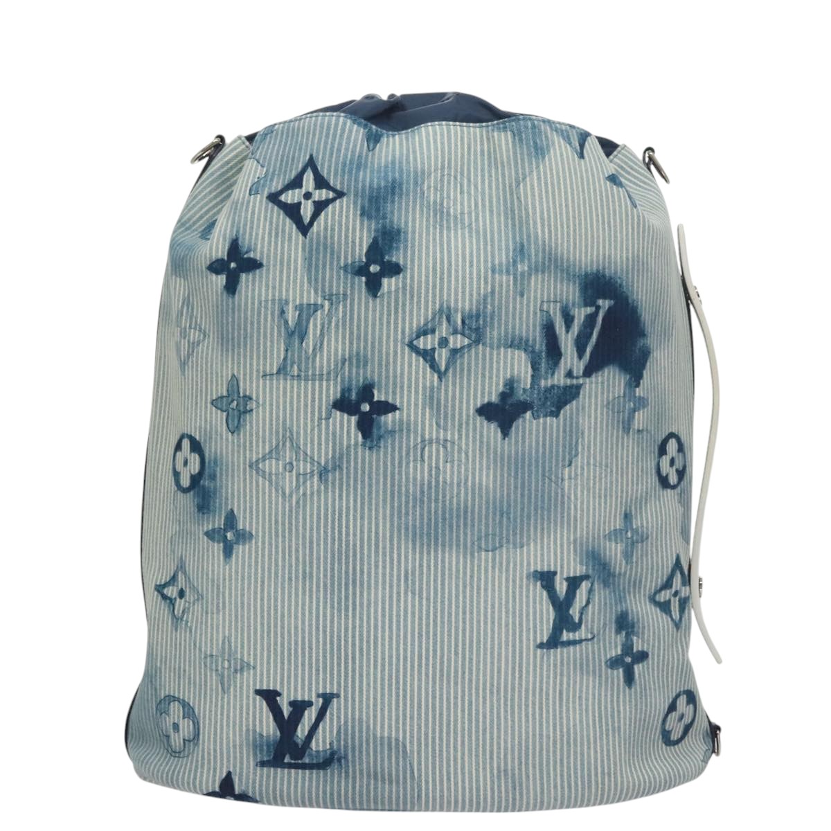 Louis Vuitton Marin Blue Canvas Shoulder Bag