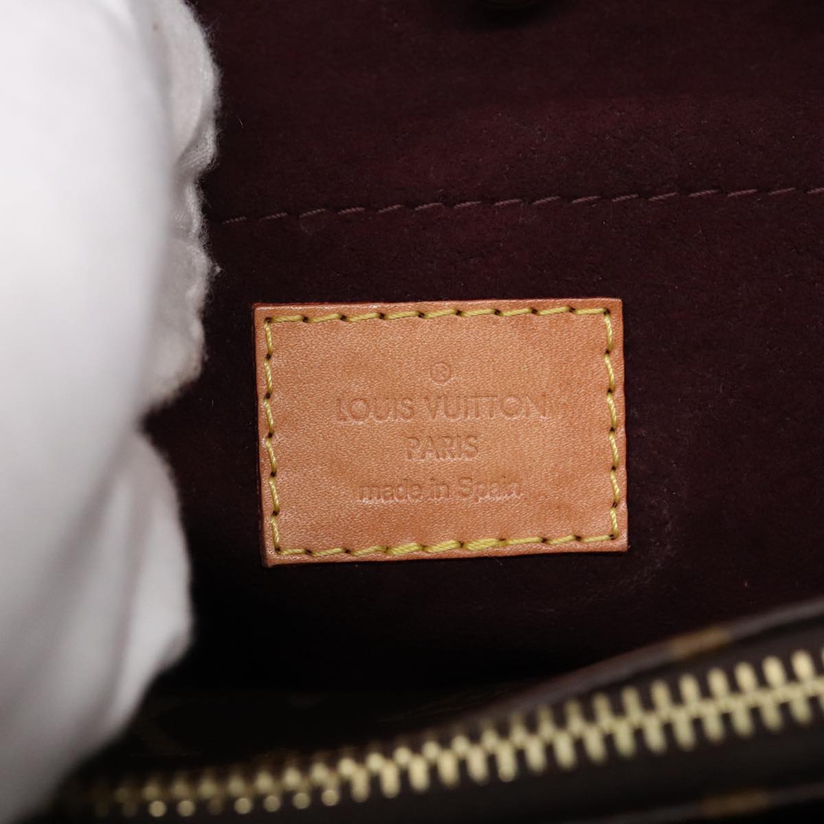 Louis Vuitton Montaigne Brown Canvas Handbag
