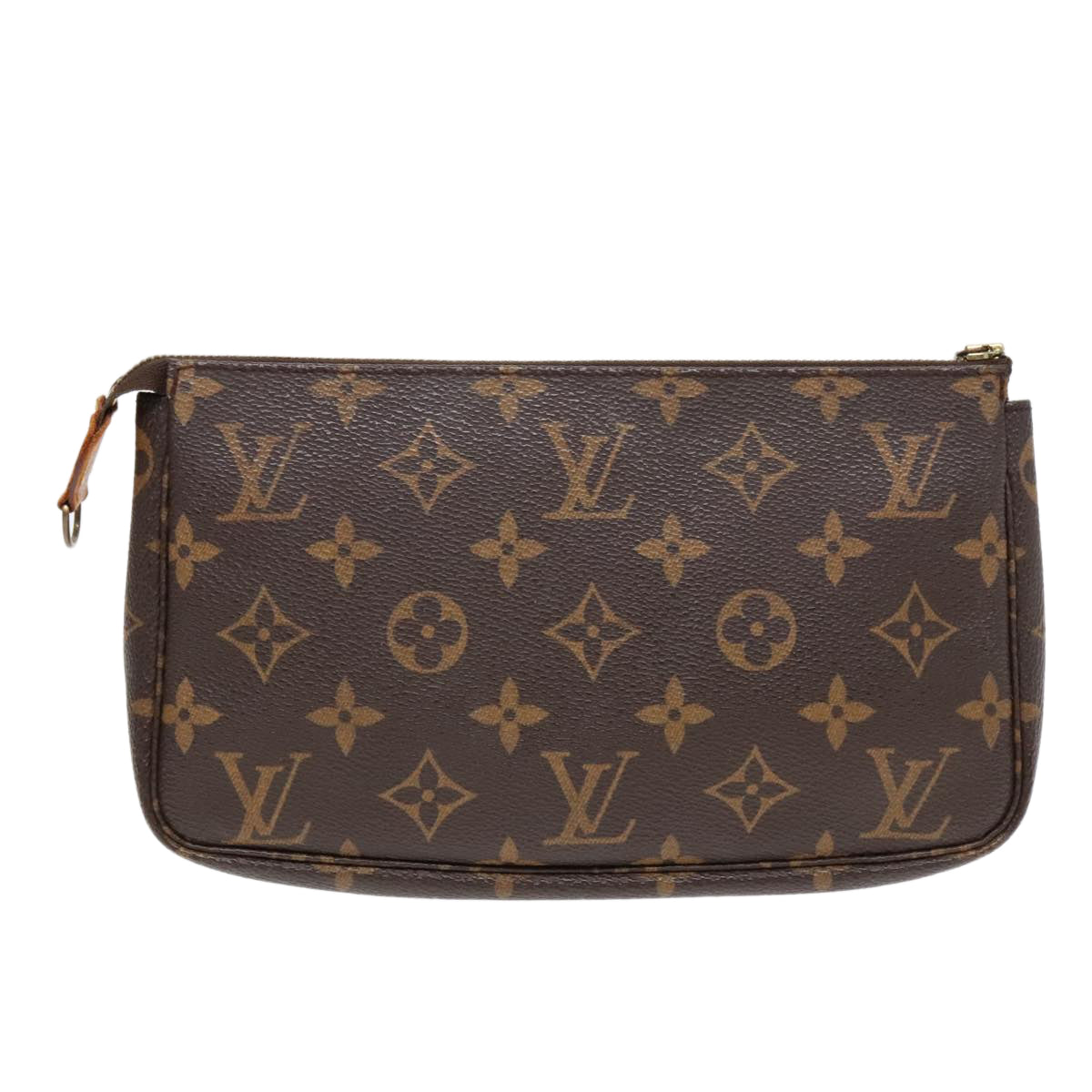 Louis Vuitton Pochette Accessoire Brown Canvas Clutch Bag