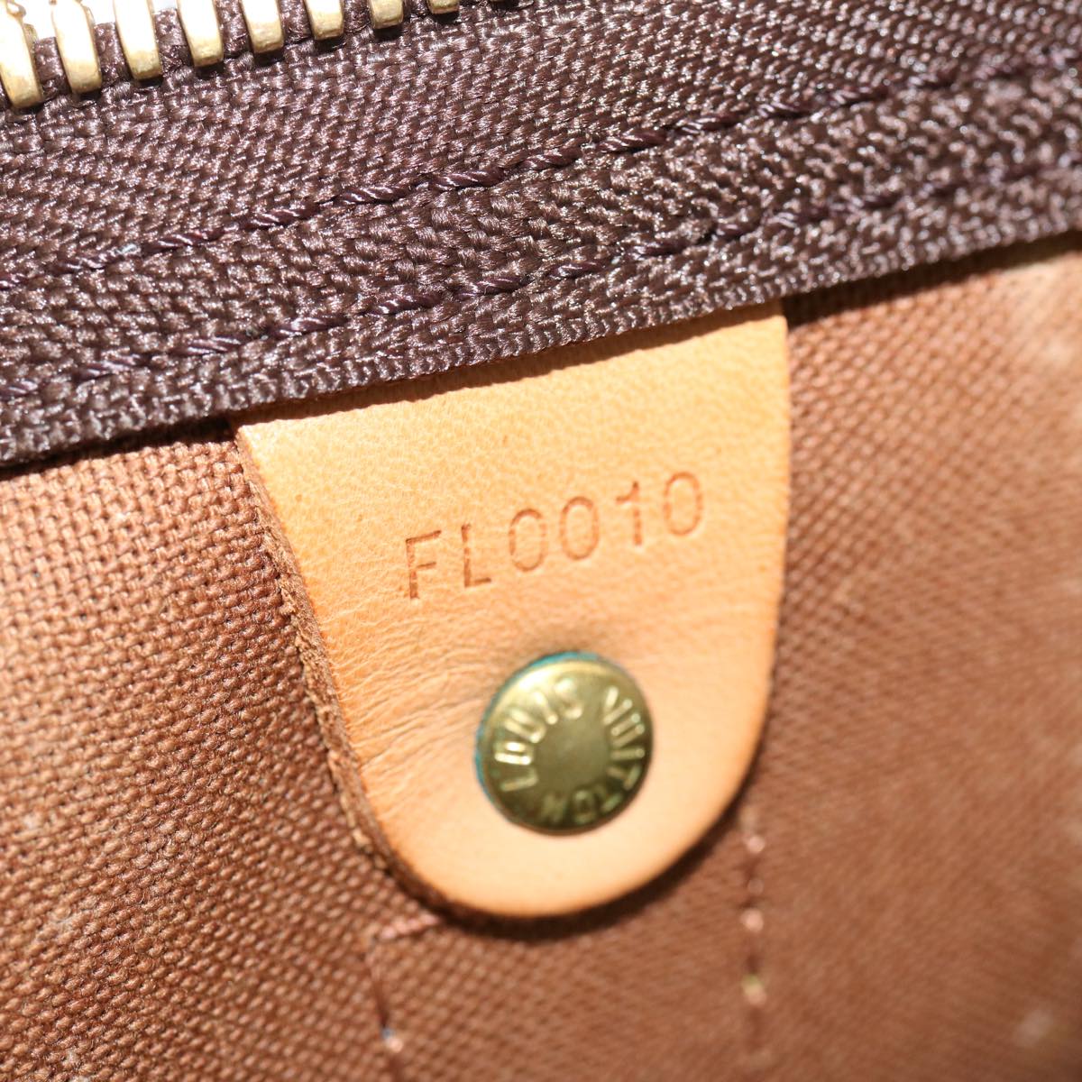 Louis Vuitton Keepall 50 Brown Canvas Travel Bag