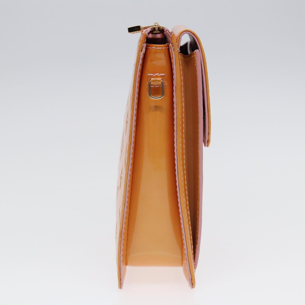 Louis Vuitton Mott Beige Patent Leather Shoulder Bag