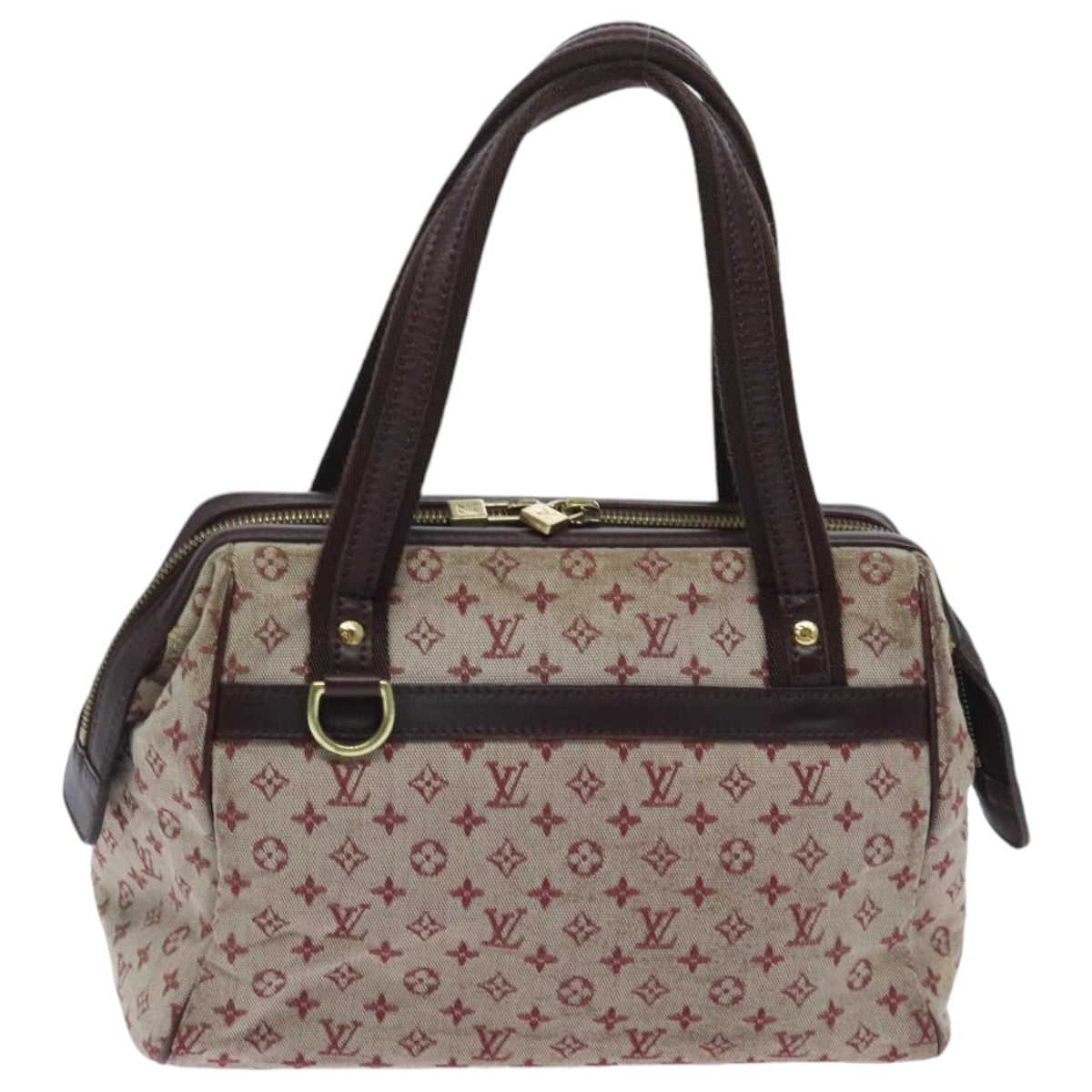 Louis Vuitton Josephine Red Canvas Handbag