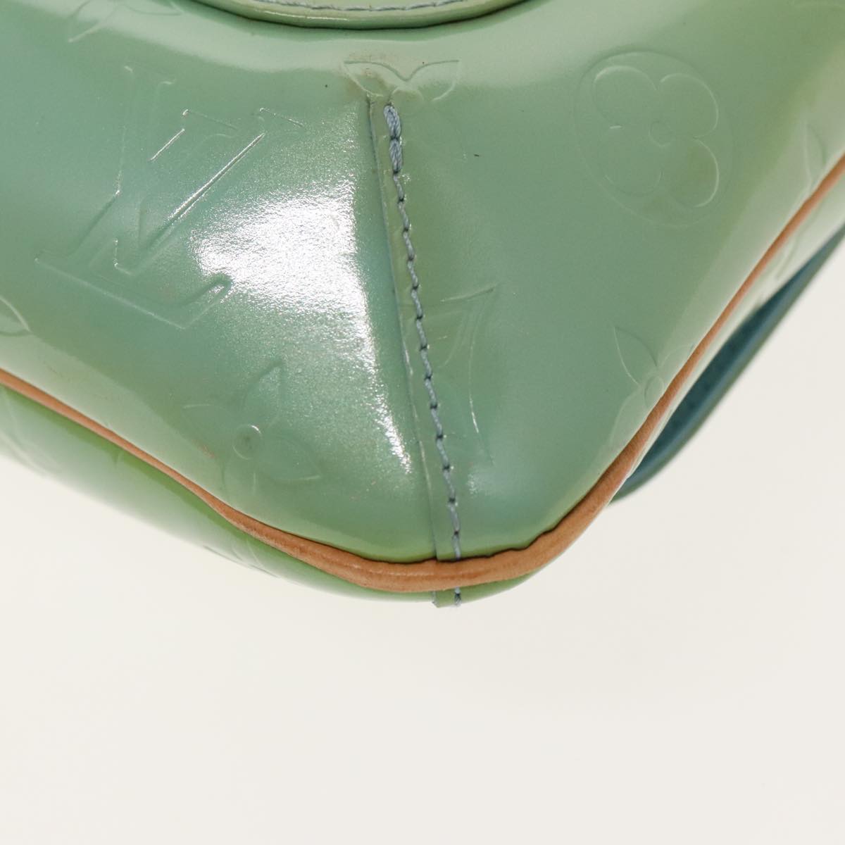 Louis Vuitton Thompson Street Green Patent Leather Shoulder Bag