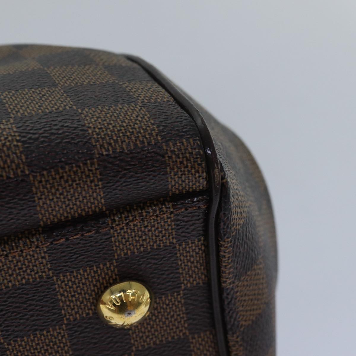 Louis Vuitton Trevi Brown Canvas Handbag