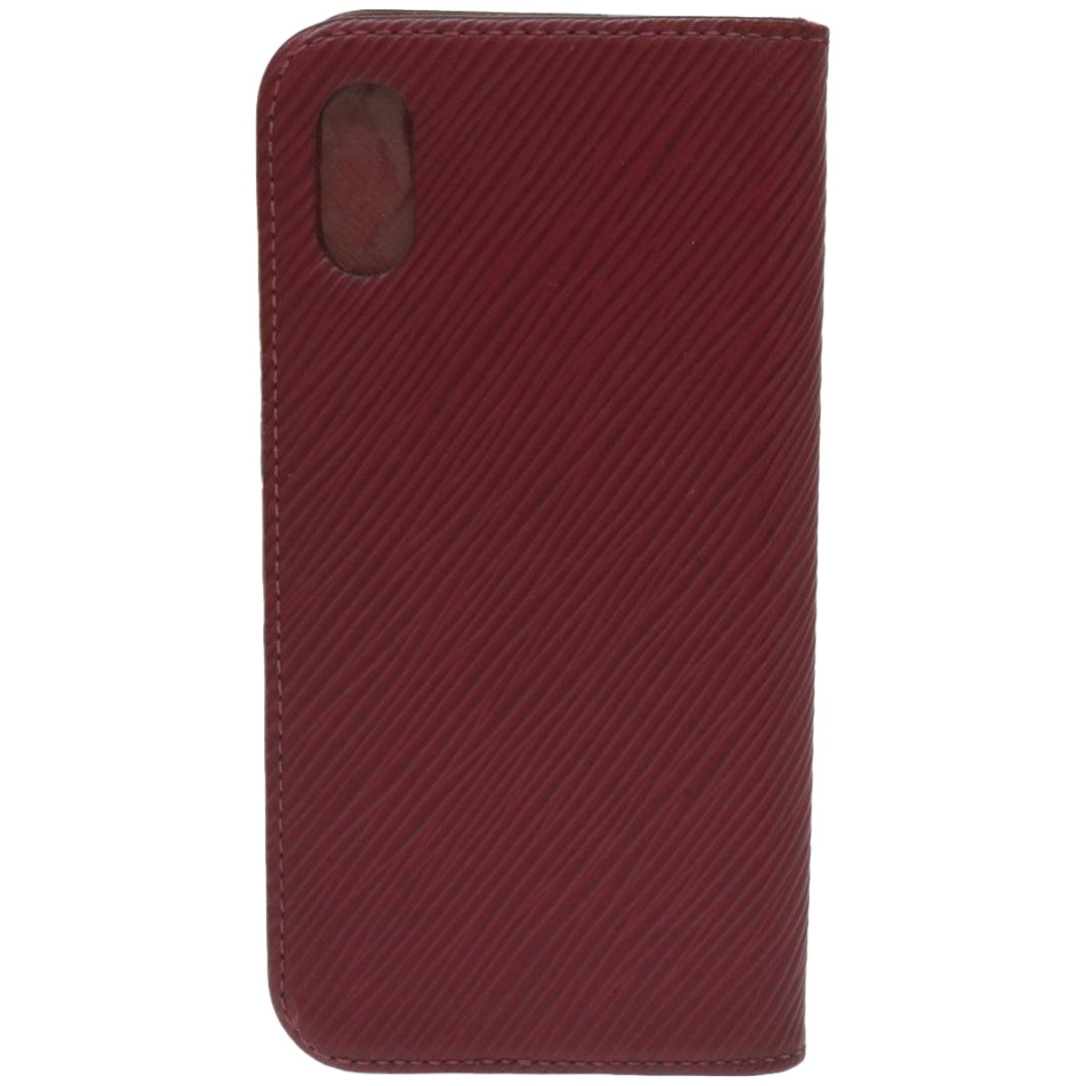 Louis Vuitton Iphone Case Burgundy Leather Phone Jewelry