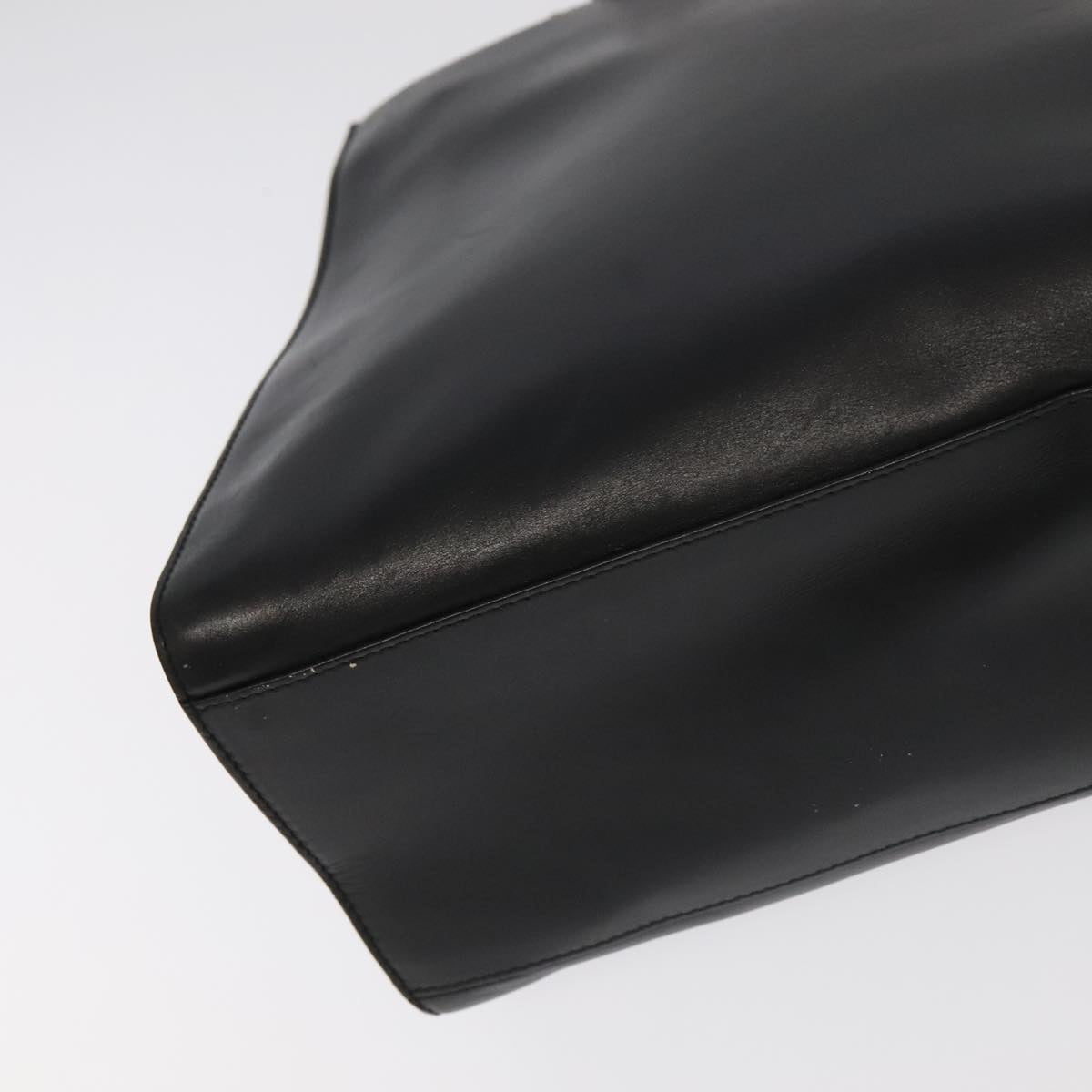 Gucci Black Leather Tote Bag