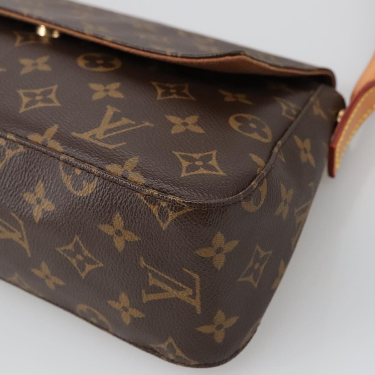 Louis Vuitton Mini Looping Brown Canvas Shoulder Bag
