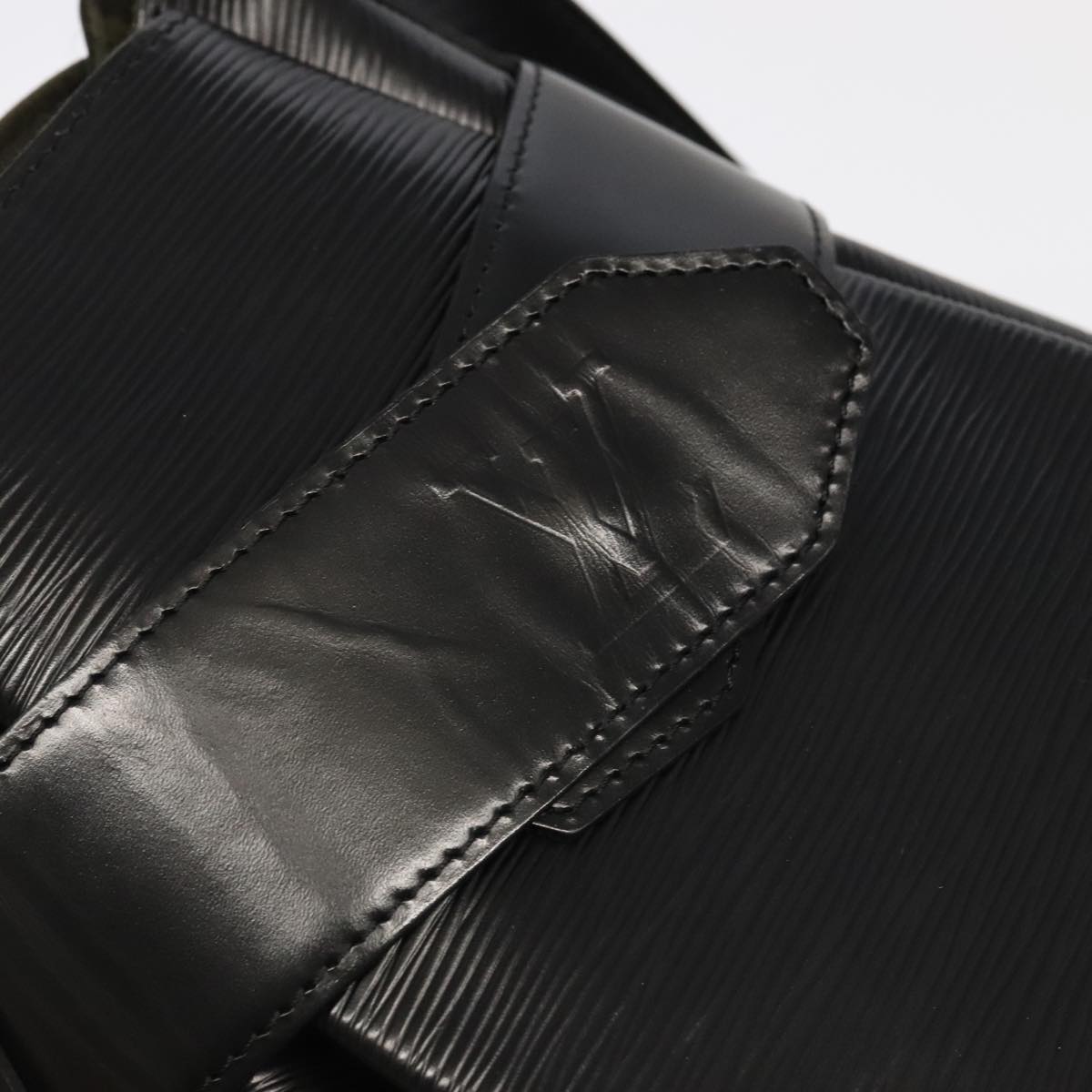 Louis Vuitton Sac D'épaule Black Leather Shoulder Bag