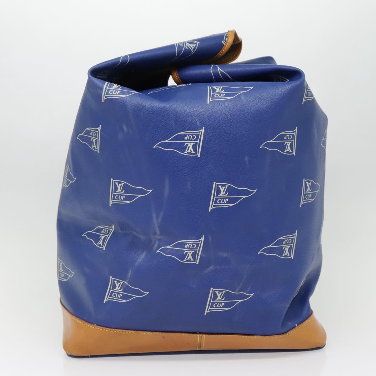 Louis Vuitton Cup Tasman Blue Canvas Shoulder Bag