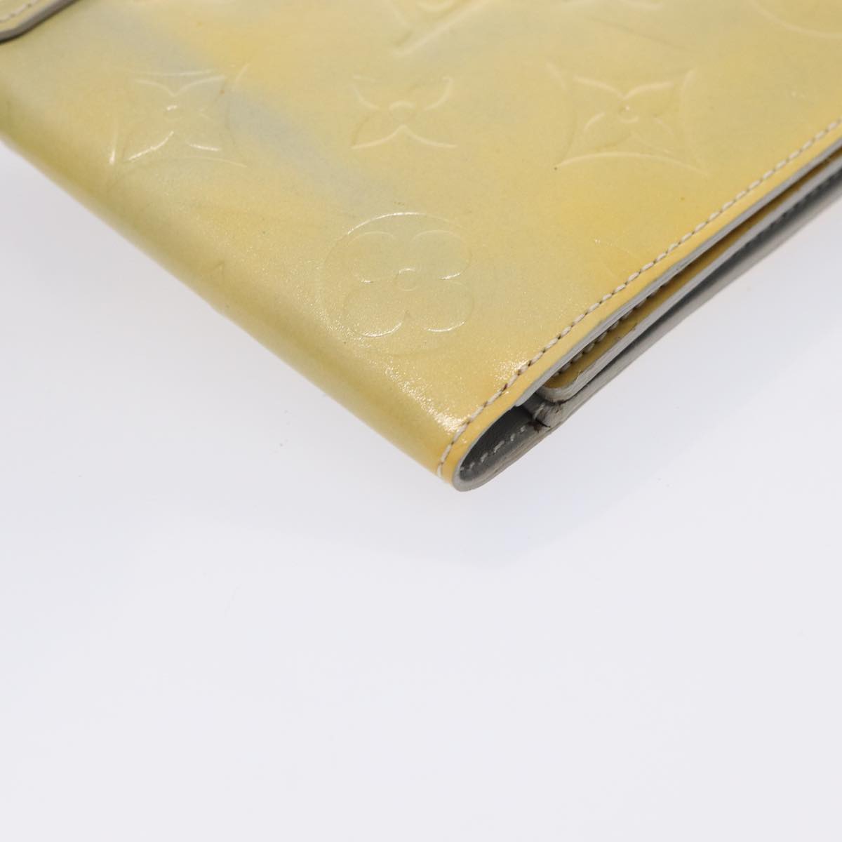 Louis Vuitton Walker Yellow Patent Leather Wallet