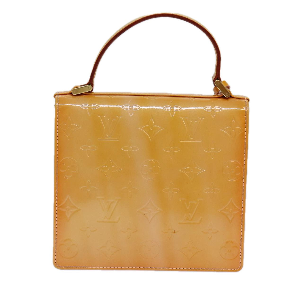 Louis Vuitton Spring Street Yellow Patent Leather Handbag