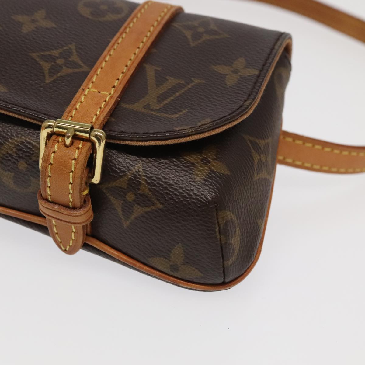 Louis Vuitton Marelle Brown Canvas Shoulder Bag