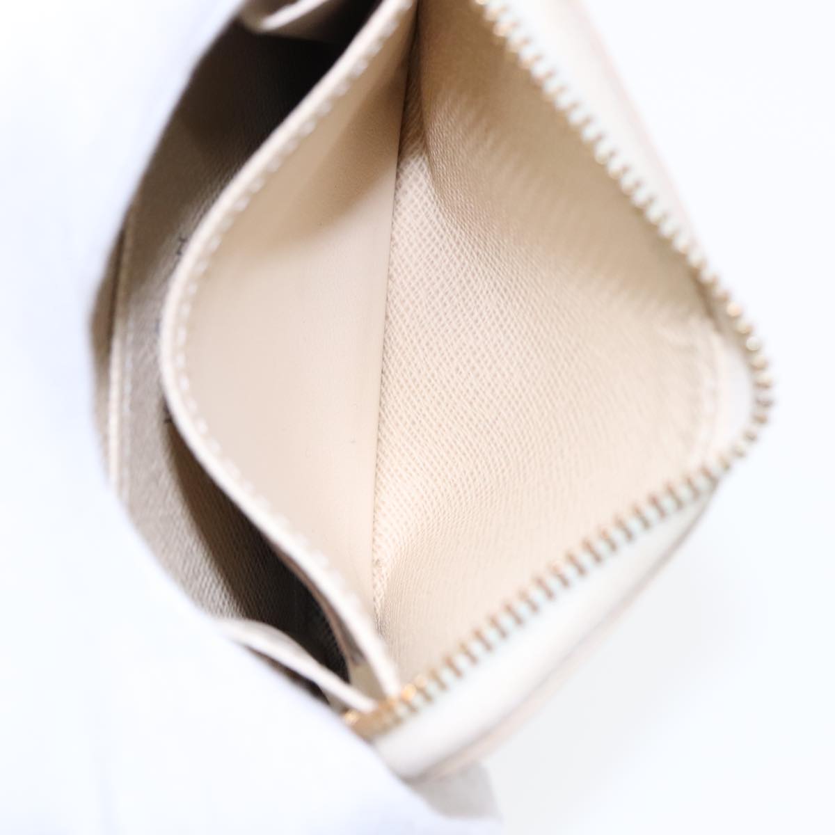 Louis Vuitton Zippy Wallet White Canvas Wallet