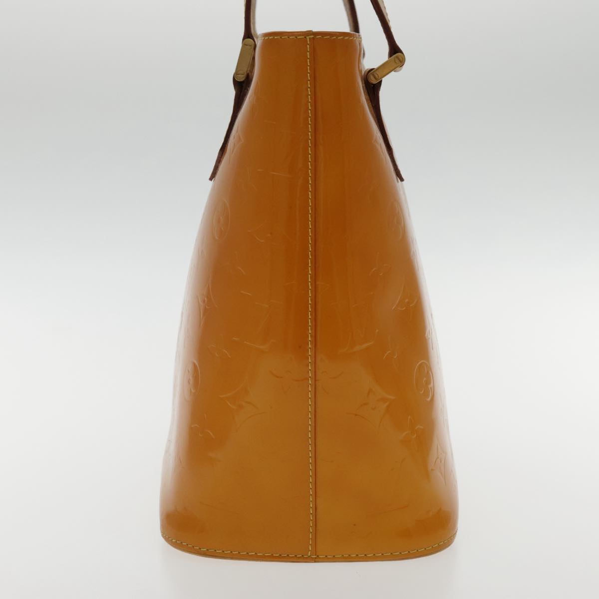 Louis Vuitton Houston Brown Patent Leather Handbag