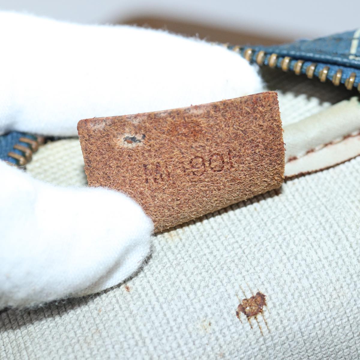 Louis Vuitton San Diego Blue Canvas Shoulder Bag