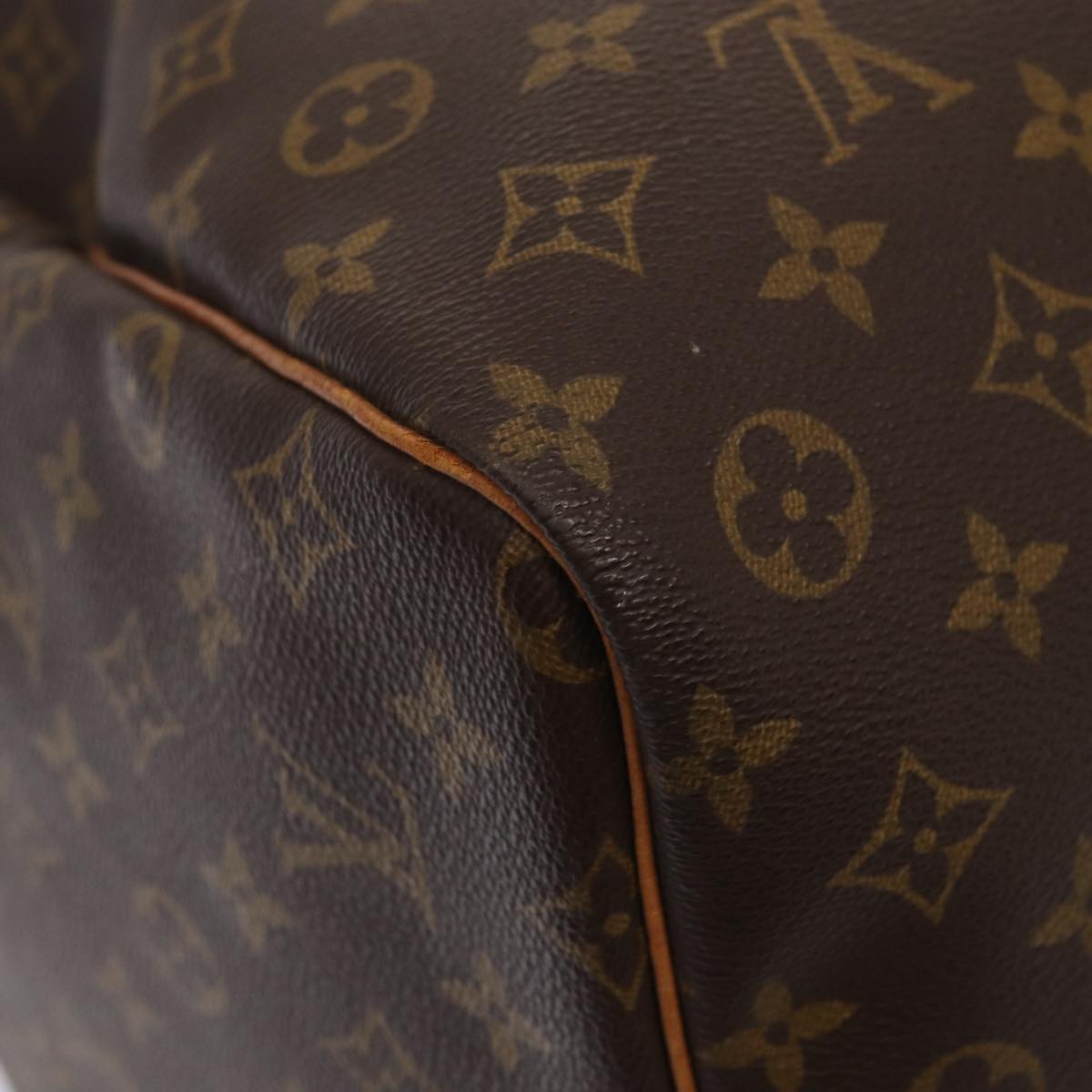 Louis Vuitton Keepall 60 Brown Canvas Travel Bag