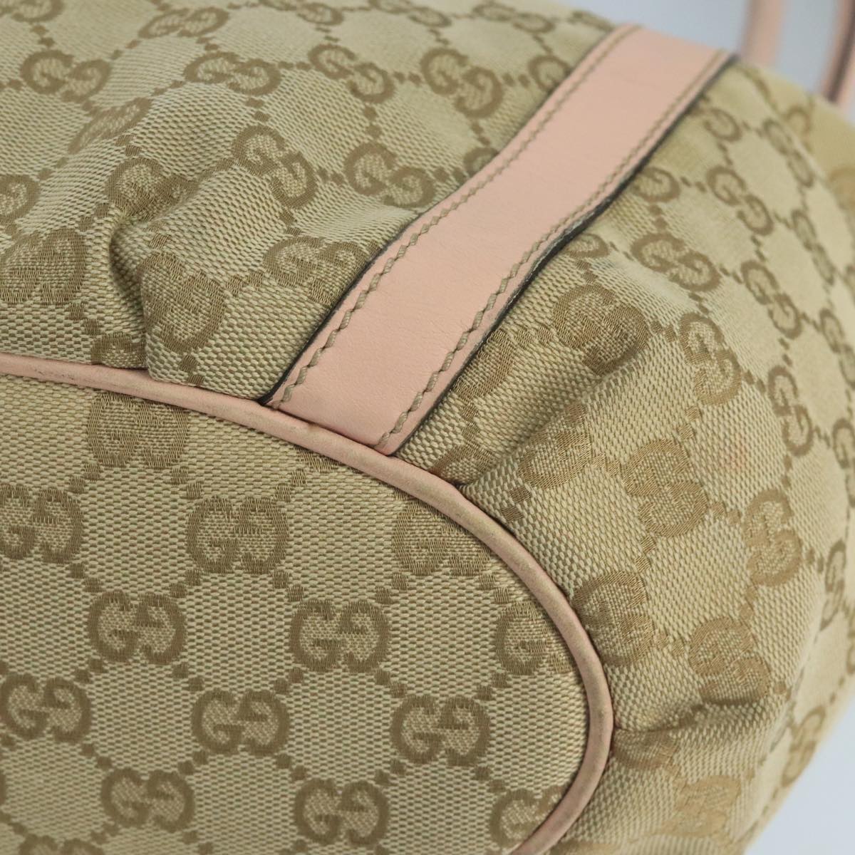 Gucci Gg Canvas Beige Canvas Tote Bag