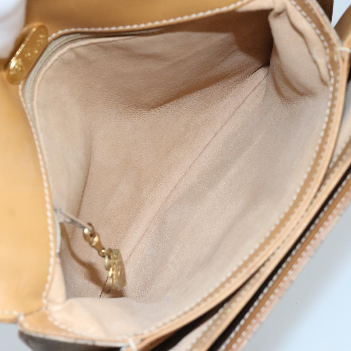 Gucci Beige Canvas Shoulder Bag