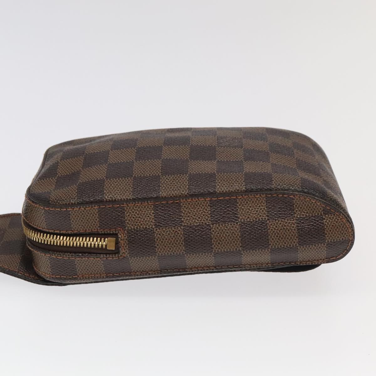 Louis Vuitton Geronimos Brown Canvas Shoulder Bag