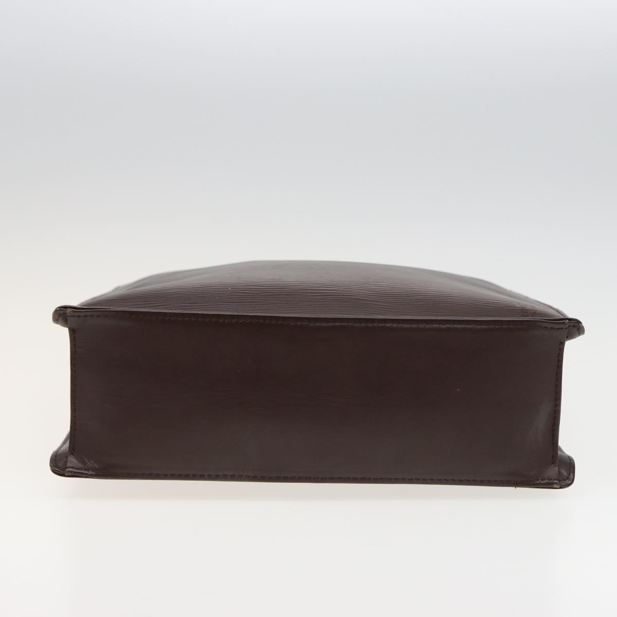 Louis Vuitton Sac Plat Brown Leather Handbag