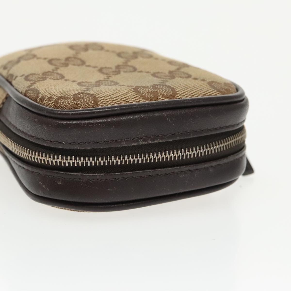 Gucci Gg Canvas Beige Canvas Clutch Bag