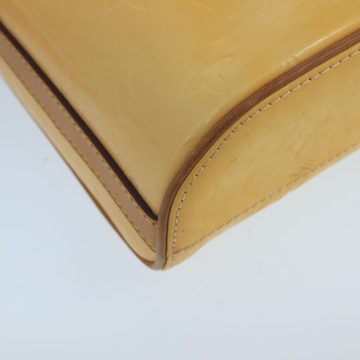 Louis Vuitton Sullivan Yellow Patent Leather Shoulder Bag