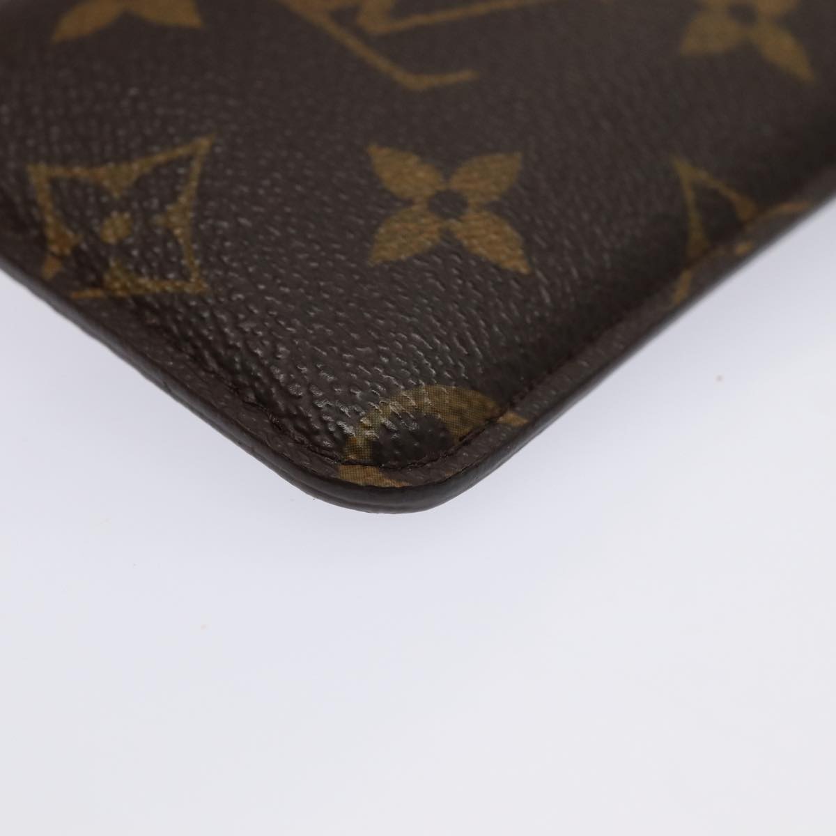 Louis Vuitton Glasses Case Brown Canvas Wallet