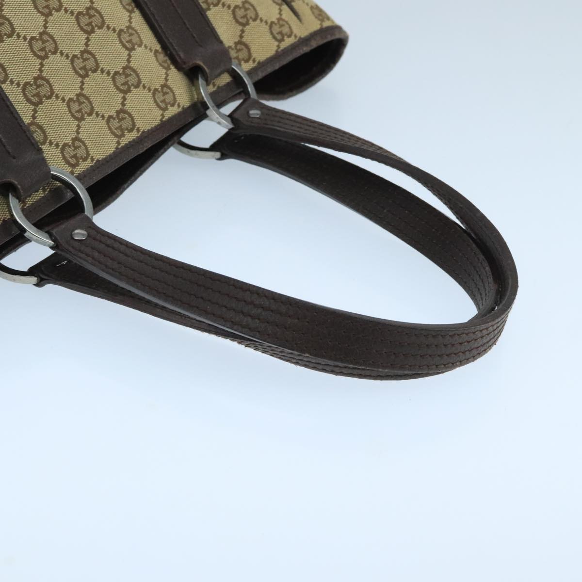 Gucci Gg Canvas Beige Canvas Handbag