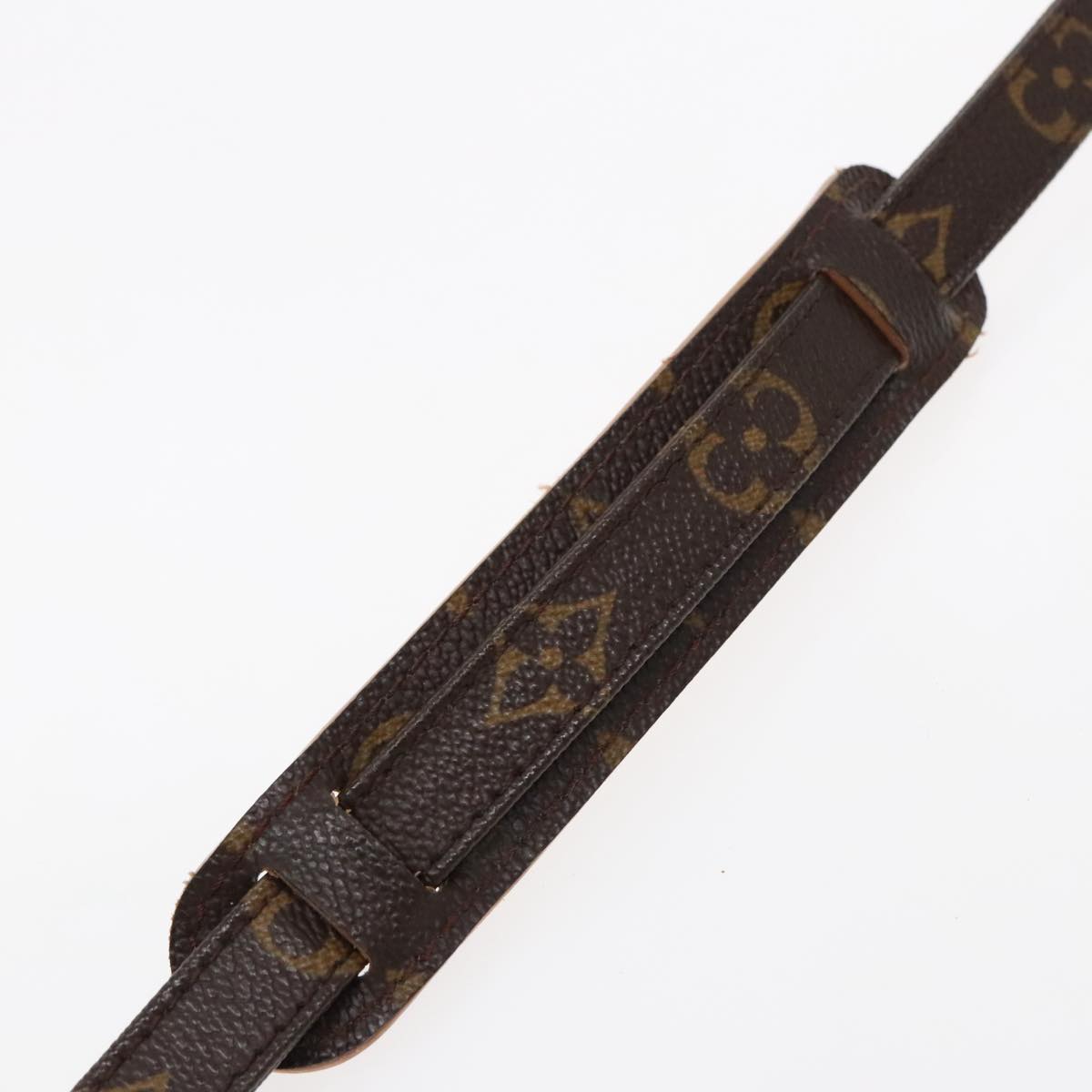 Louis Vuitton Shoulder Strap Brown Canvas Bag Jewelry