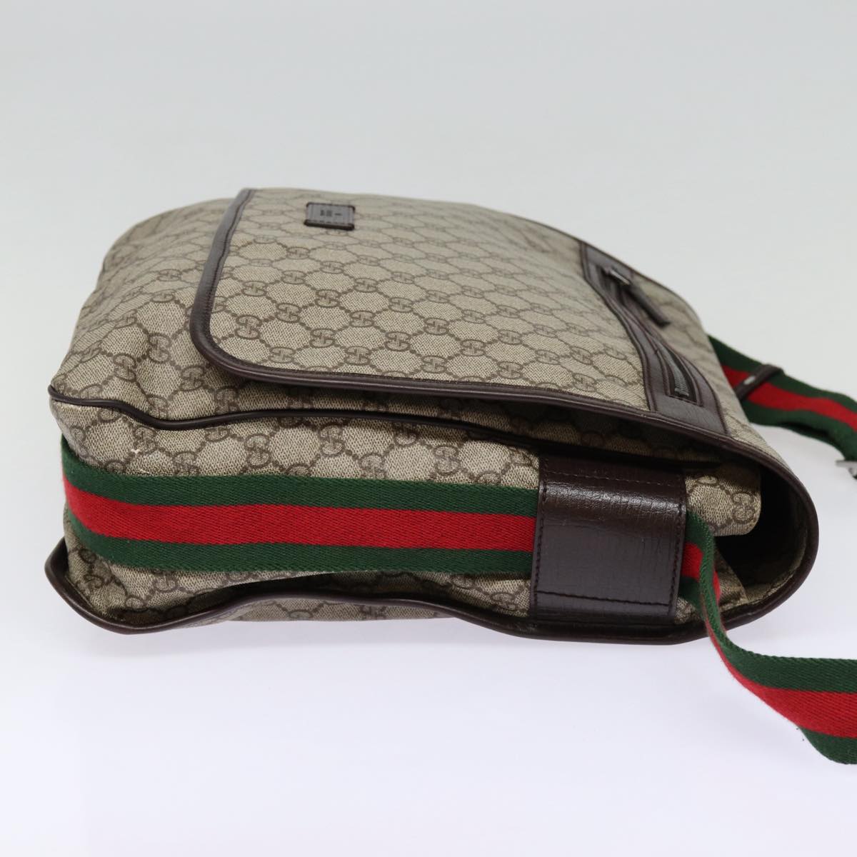 Gucci Messenger Beige Canvas Shoulder Bag