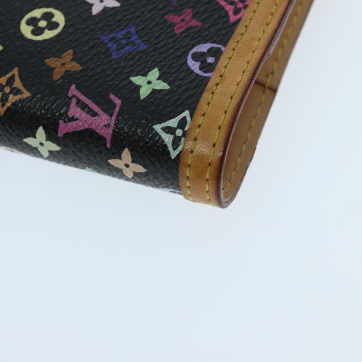 Louis Vuitton Agenda Pm Black Canvas Wallet