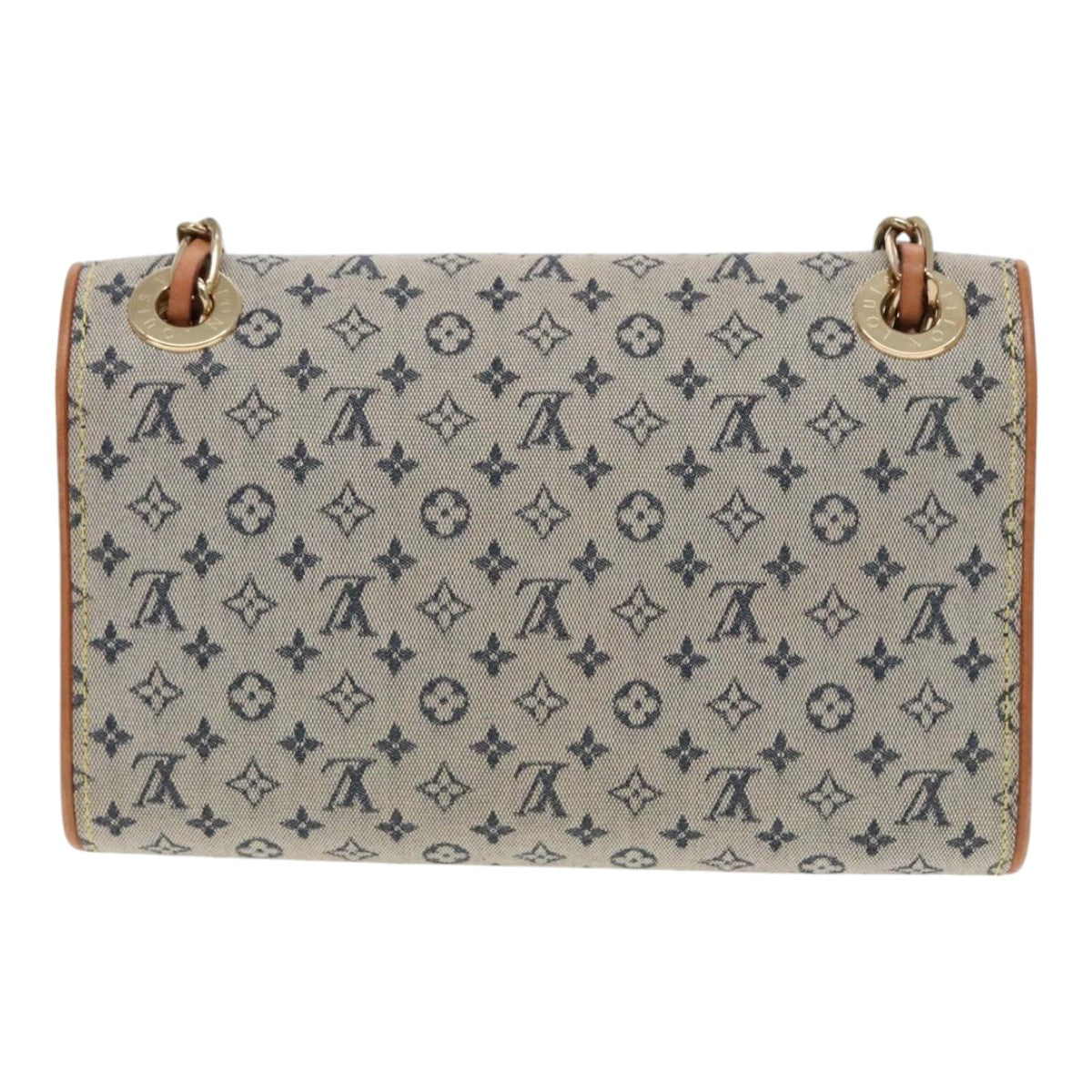 Louis Vuitton Camille Blue Canvas Shoulder Bag