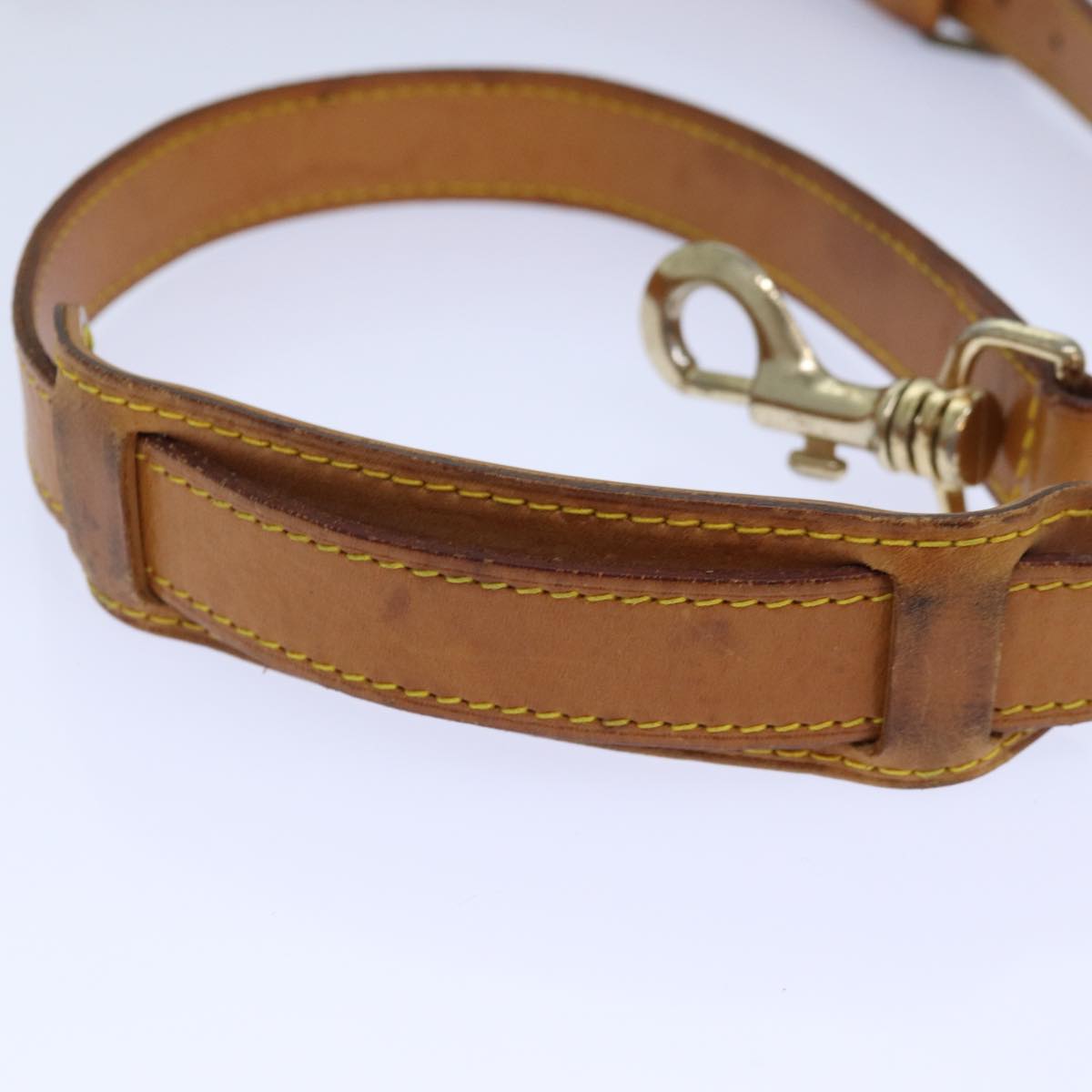 Louis Vuitton Bandoulière De Sac Beige Leather Bag Jewelry