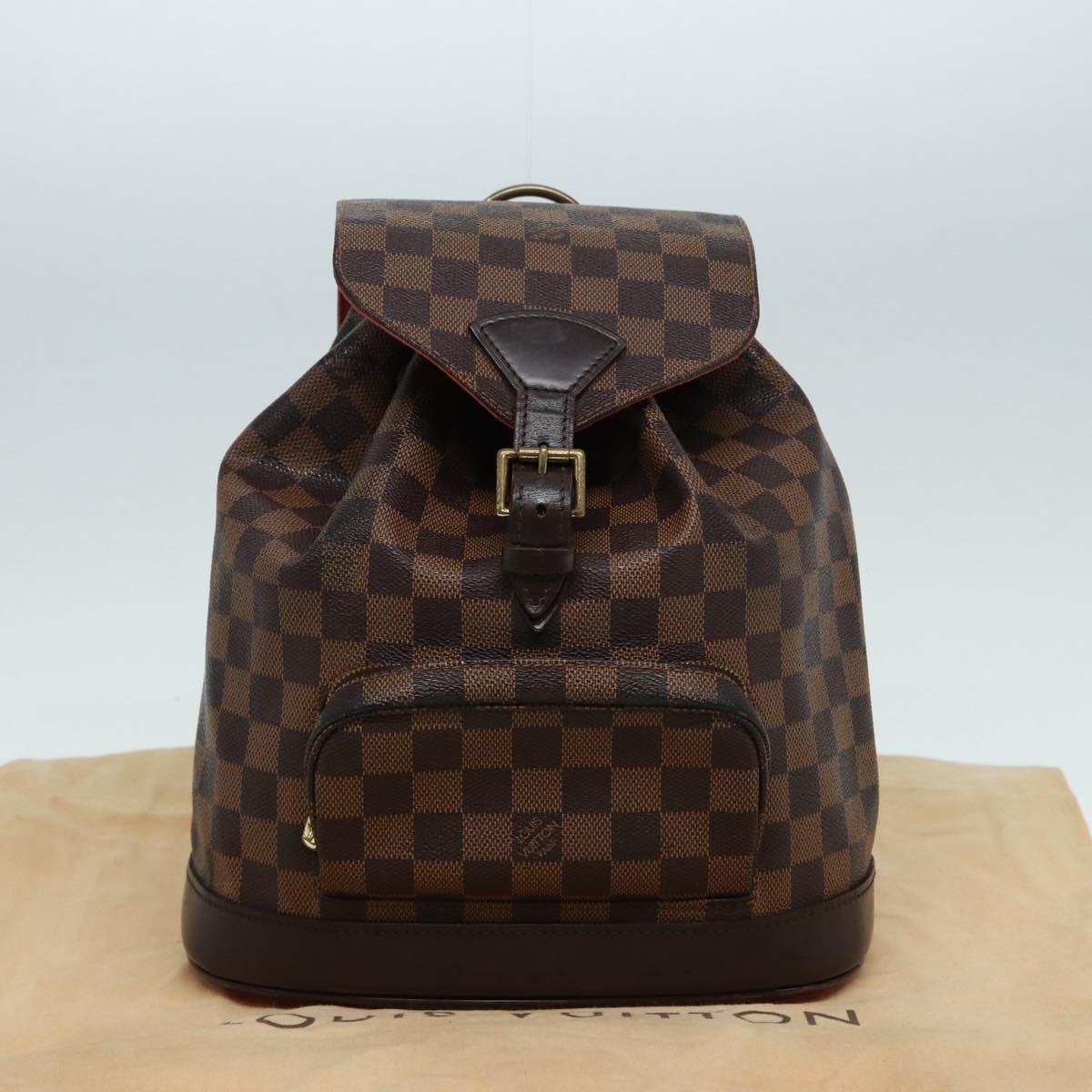 Louis Vuitton Montsouris Brown Canvas Backpack Bag