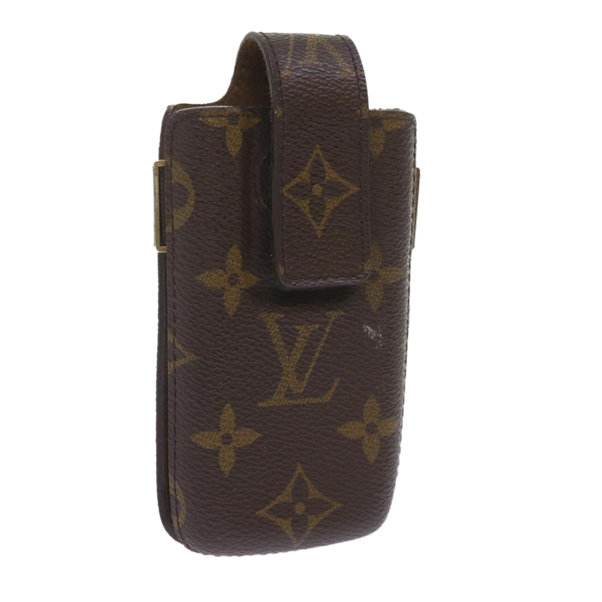 Louis Vuitton Etui Téléphone Brown Canvas Phone Jewelry