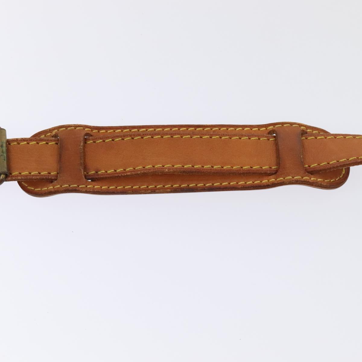 Louis Vuitton Shoulder Strap Beige Leather Bag Jewelry