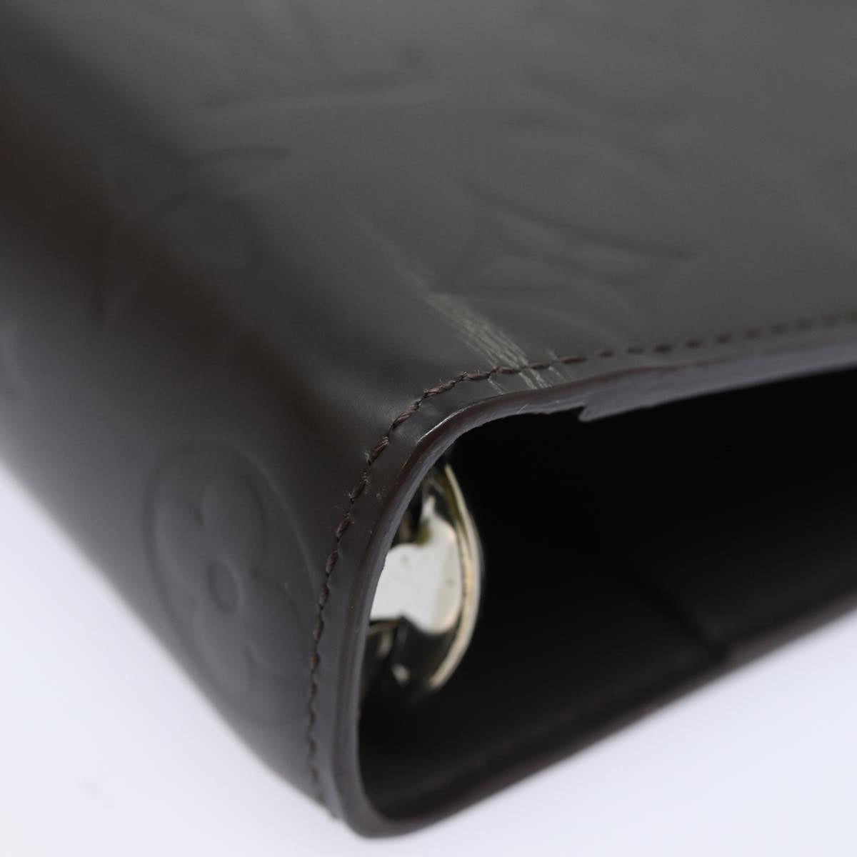 Louis Vuitton Agenda Mm Brown Leather Wallet