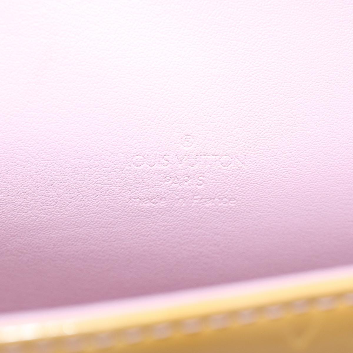 Louis Vuitton Spring Street Yellow Patent Leather Handbag