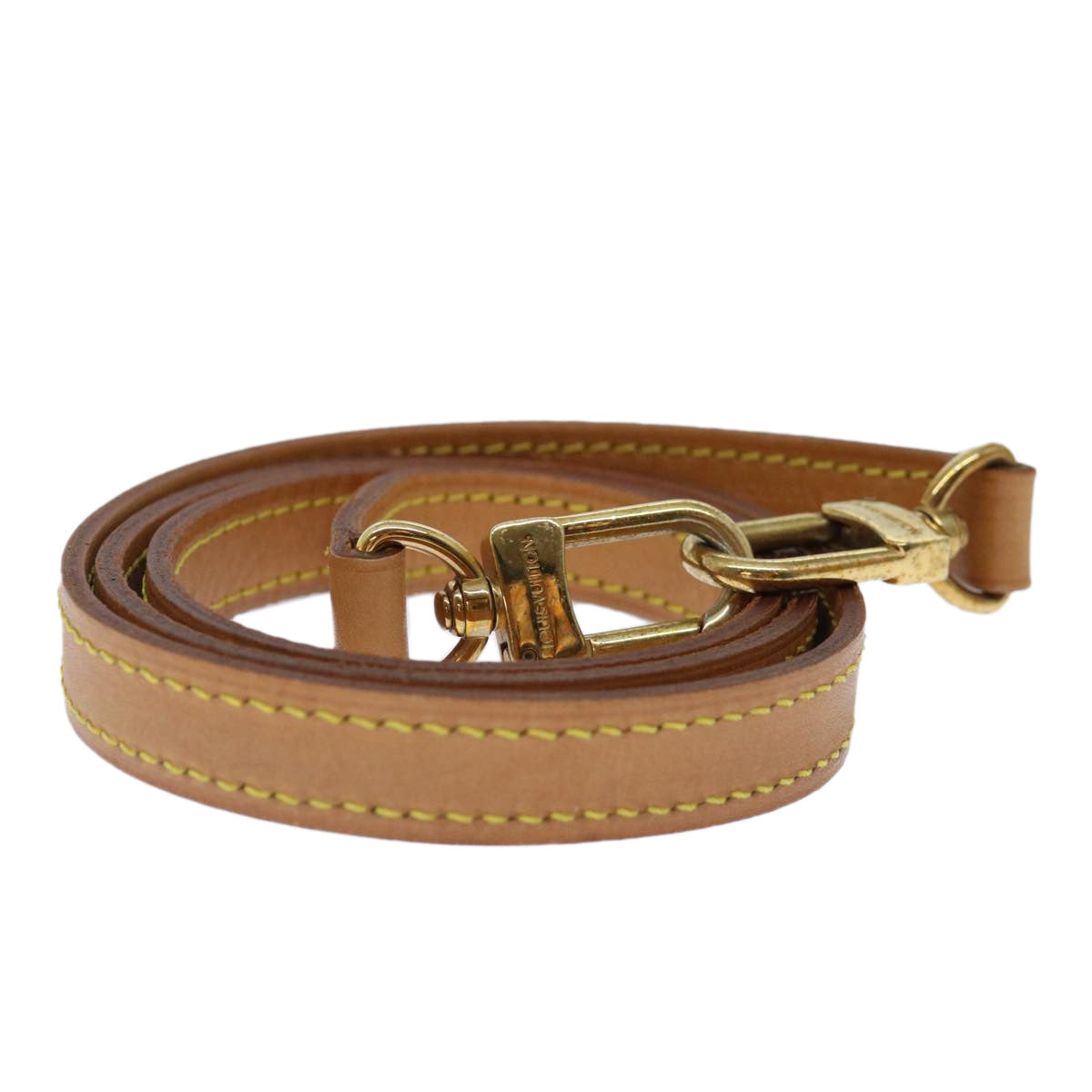 Louis Vuitton Bandoulière De Sac Beige Leather Bag Jewelry ()