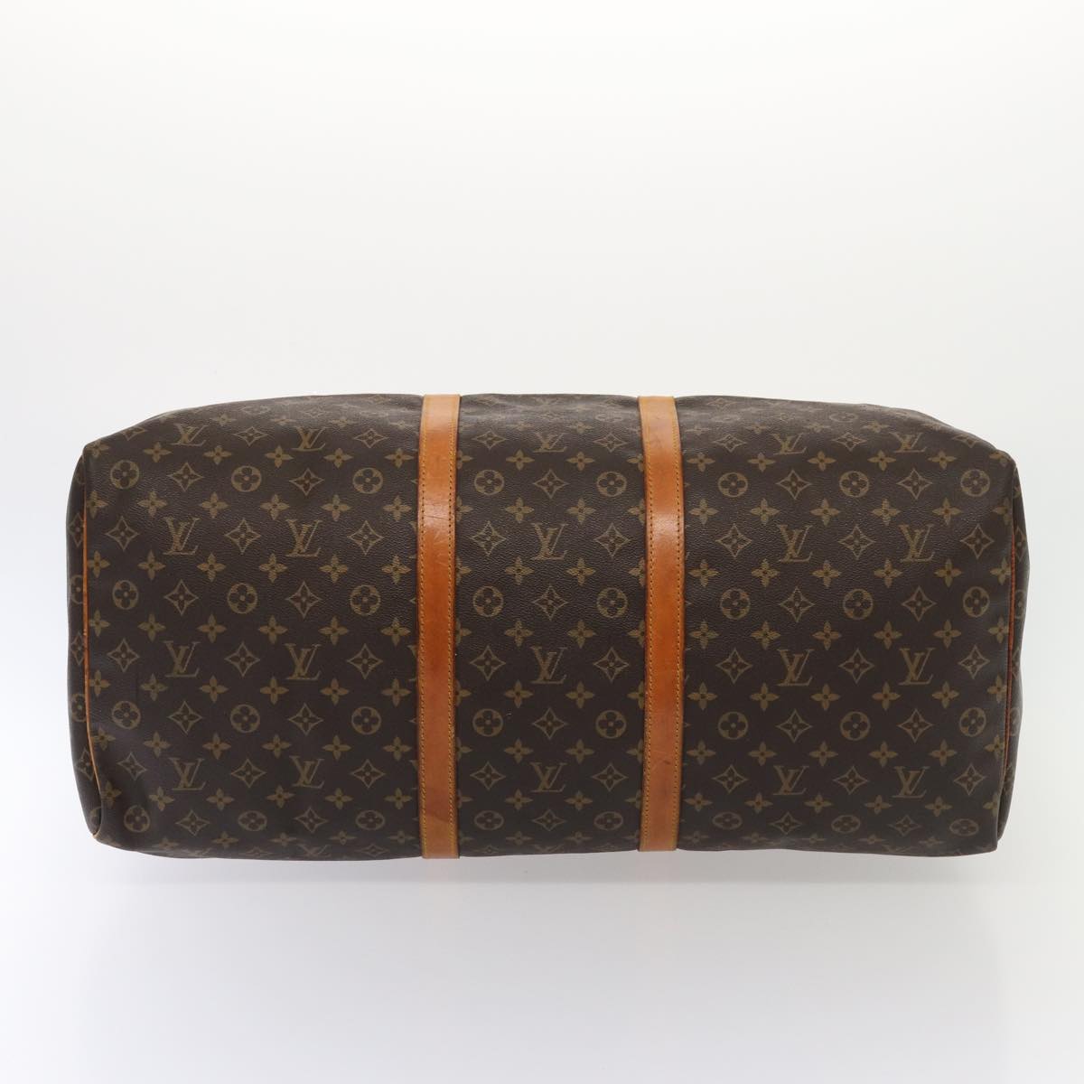 Louis Vuitton Keepall 60 Brown Canvas Travel Bag