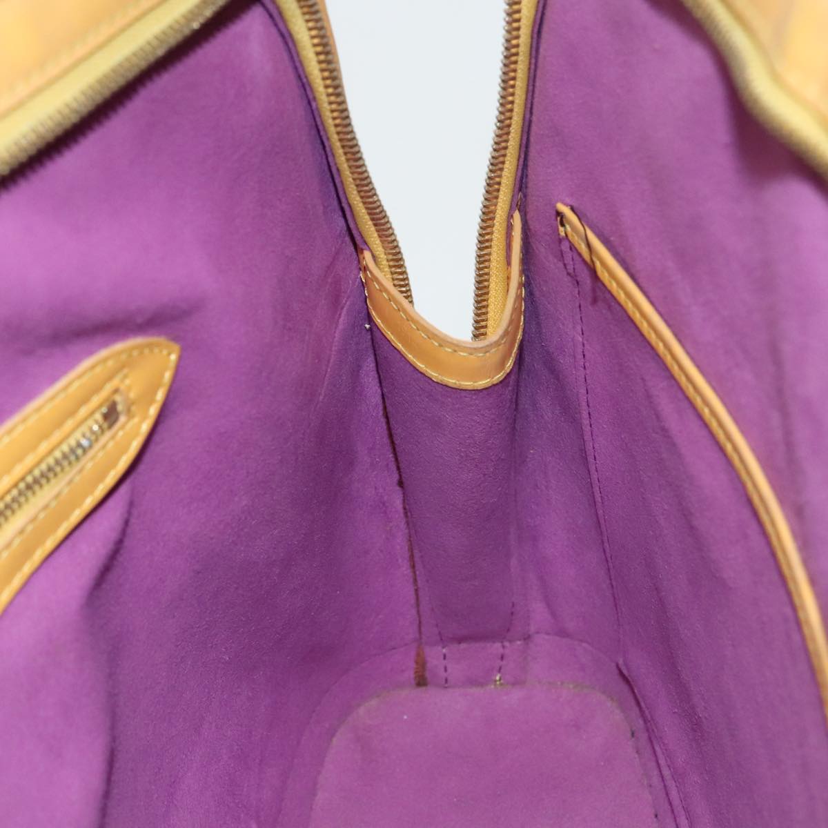 Louis Vuitton Lussac Yellow Leather Shoulder Bag