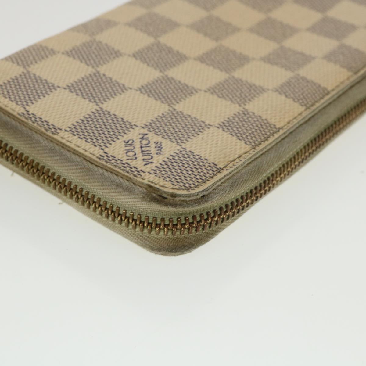 Louis Vuitton Zippy Wallet White Canvas Wallet