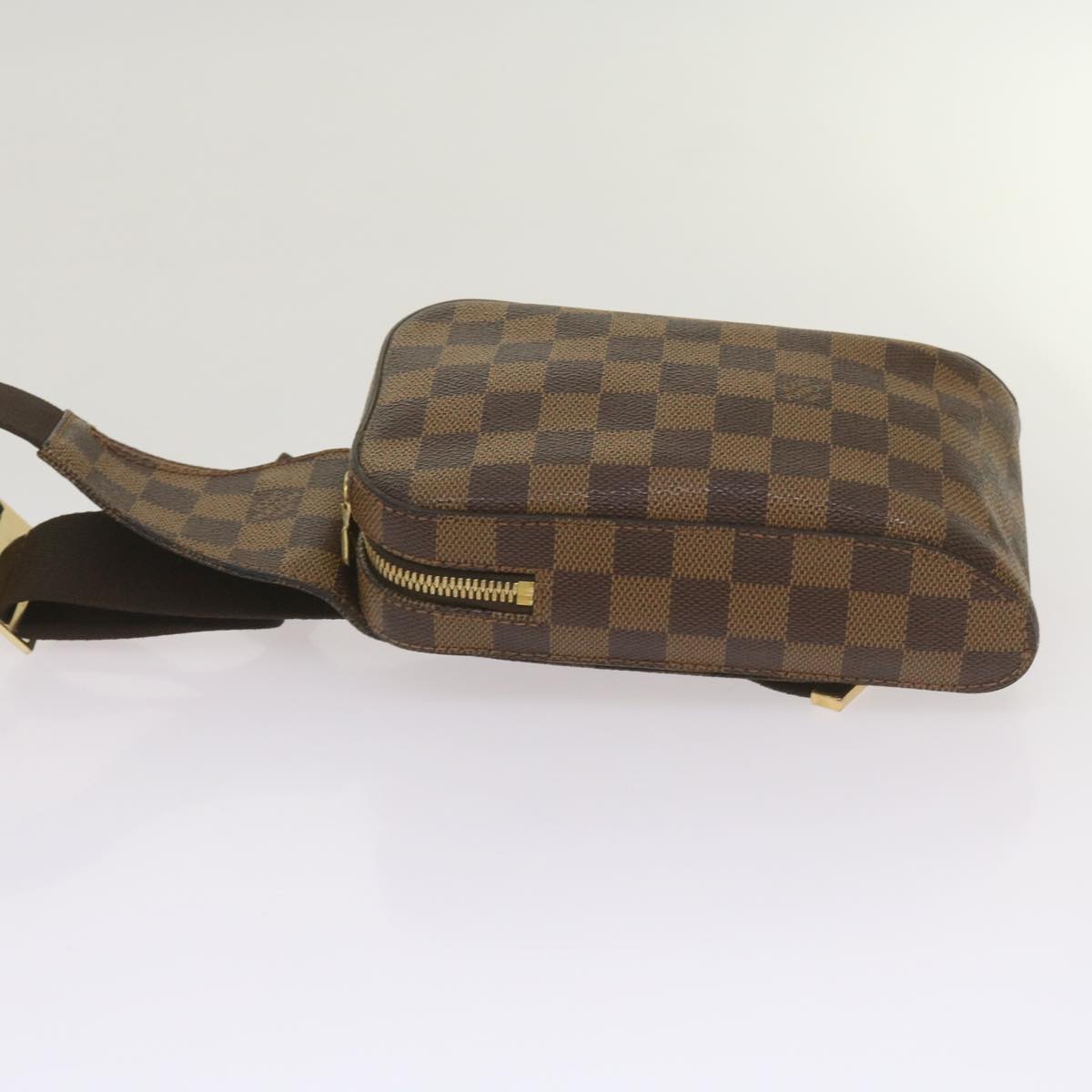 Louis Vuitton Geronimos Brown Canvas Shoulder Bag