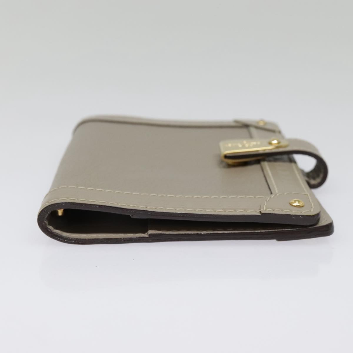 Louis Vuitton Agenda Cover Grey Leather Wallet