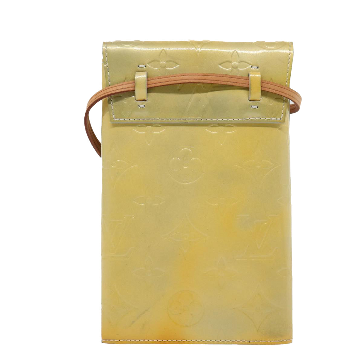 Louis Vuitton Walker Yellow Patent Leather Wallet