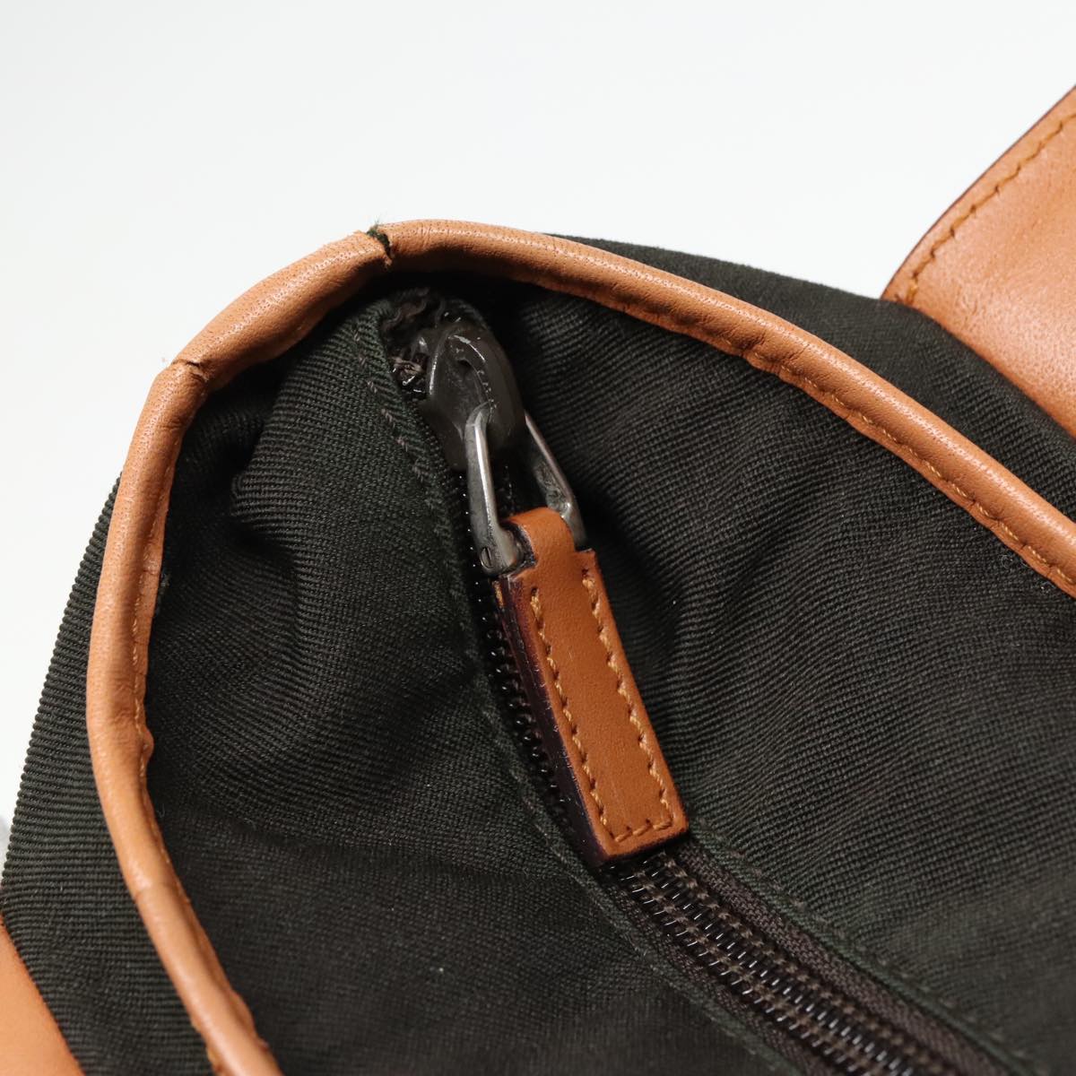 Gucci Khaki Canvas Tote Bag